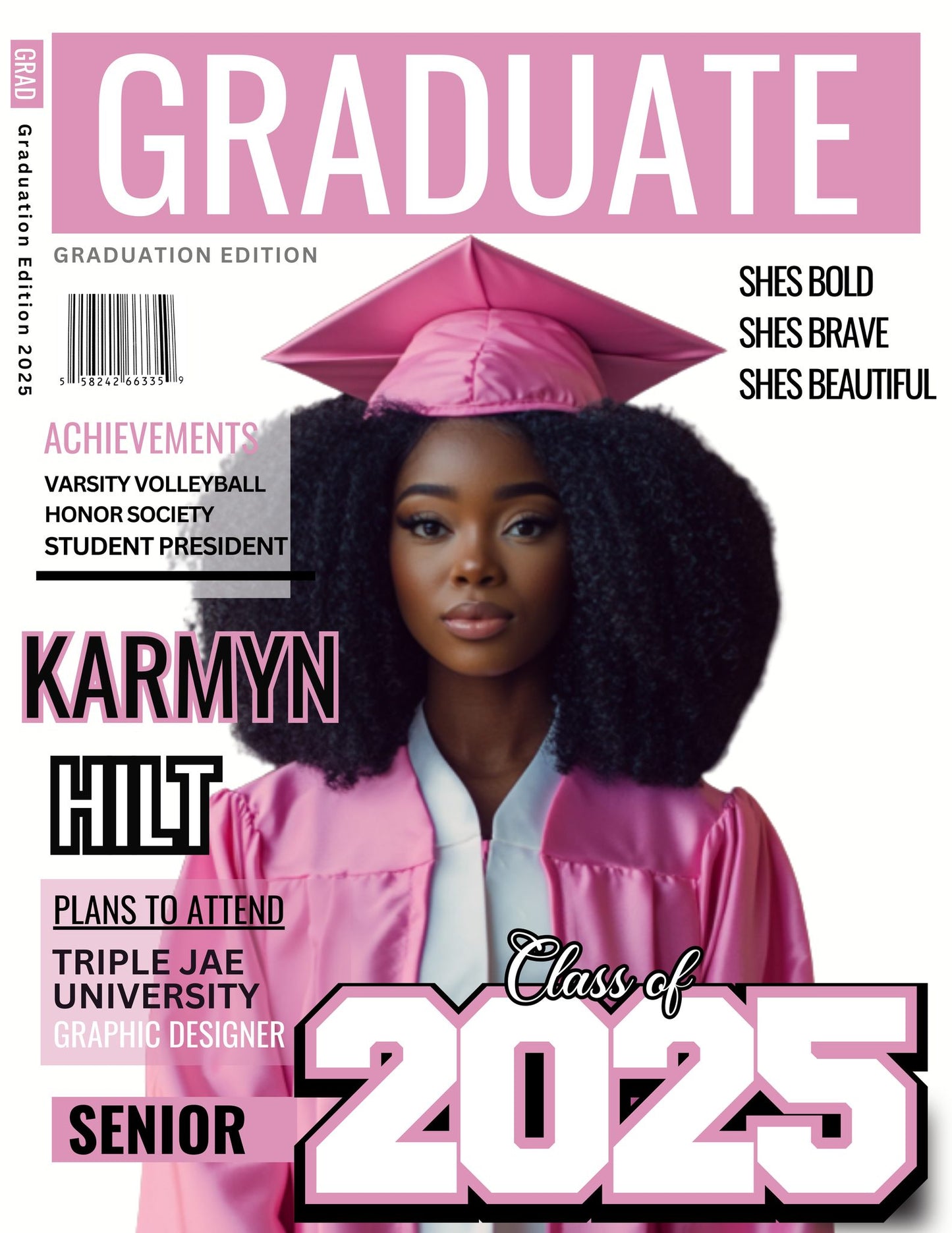 Graduation Magazine Cover/Flyer