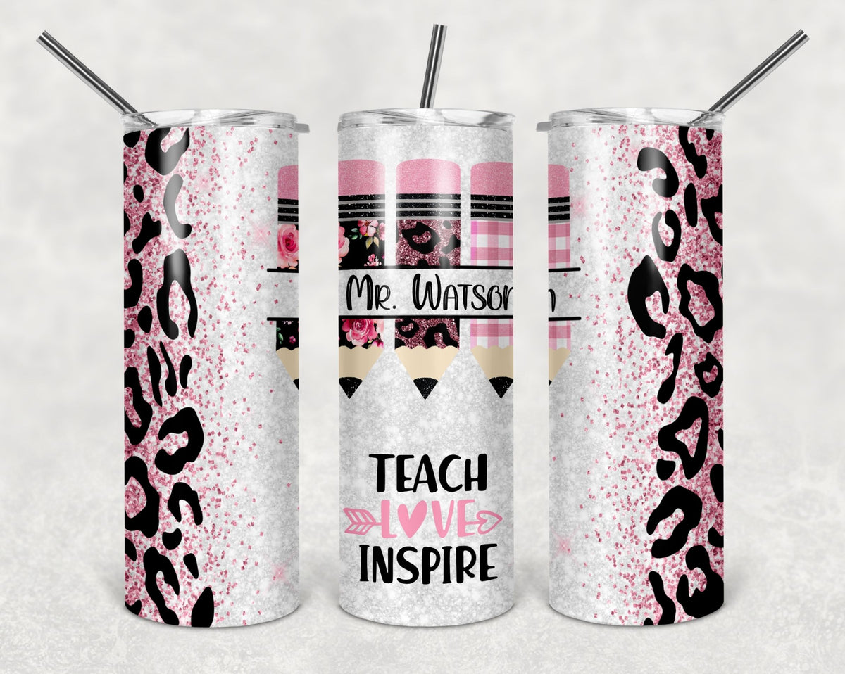 Influence of a Teacher 32 oz Rose Gold Water Bottle Tumbler for Teache –  Brooke & Jess Designs - 2 Sisters Helping You Celebrate Your Favorite People