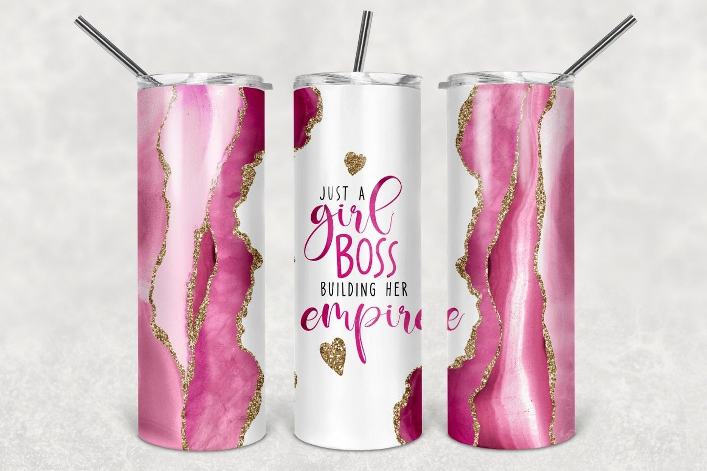 Full wrap Glitter Tumblers