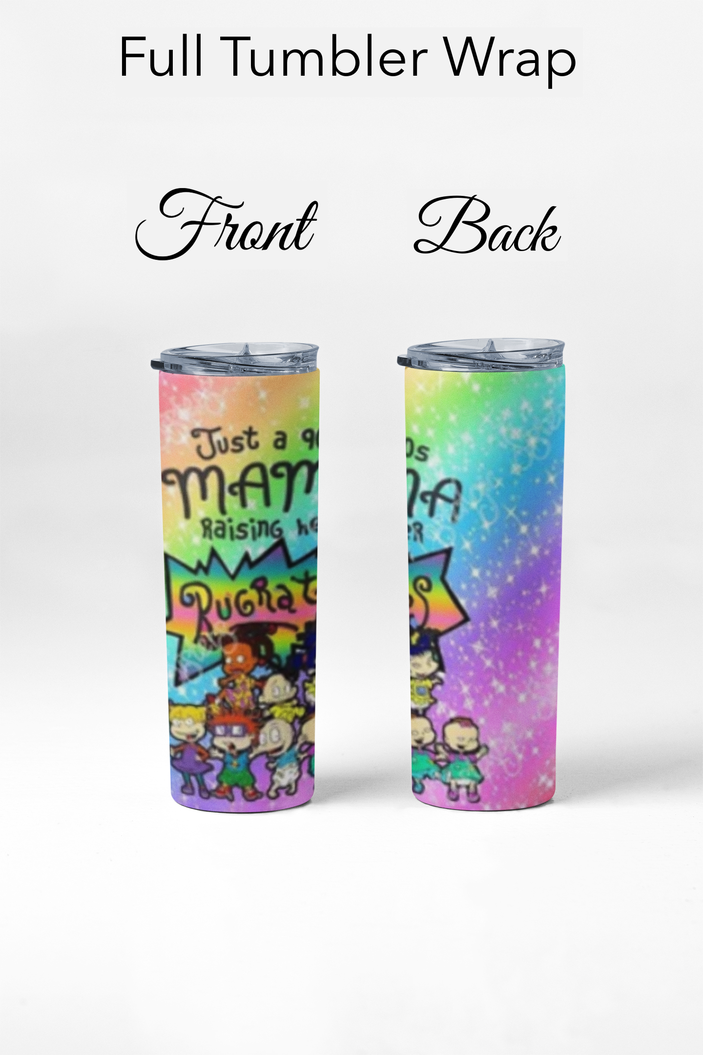 Full wrap Glitter Tumblers
