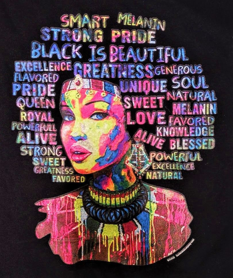 "My black is beautiful"- canvas Tote bag