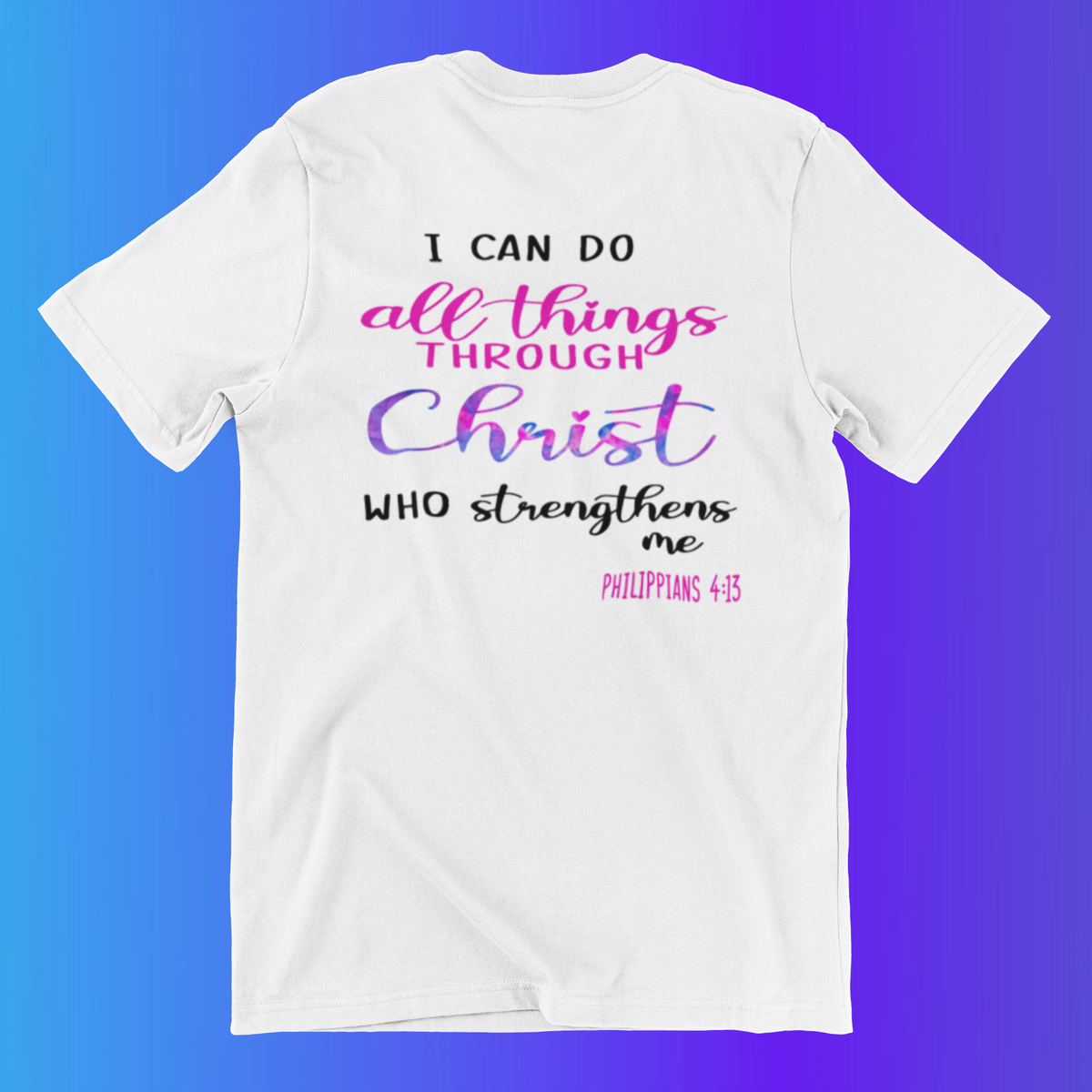 I Can Do All Things Through Christ Indianapolis Colts T Shirts