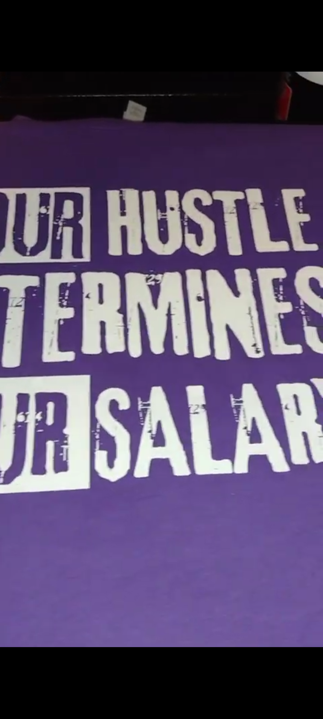 Your hustle determines your salary Hoodie