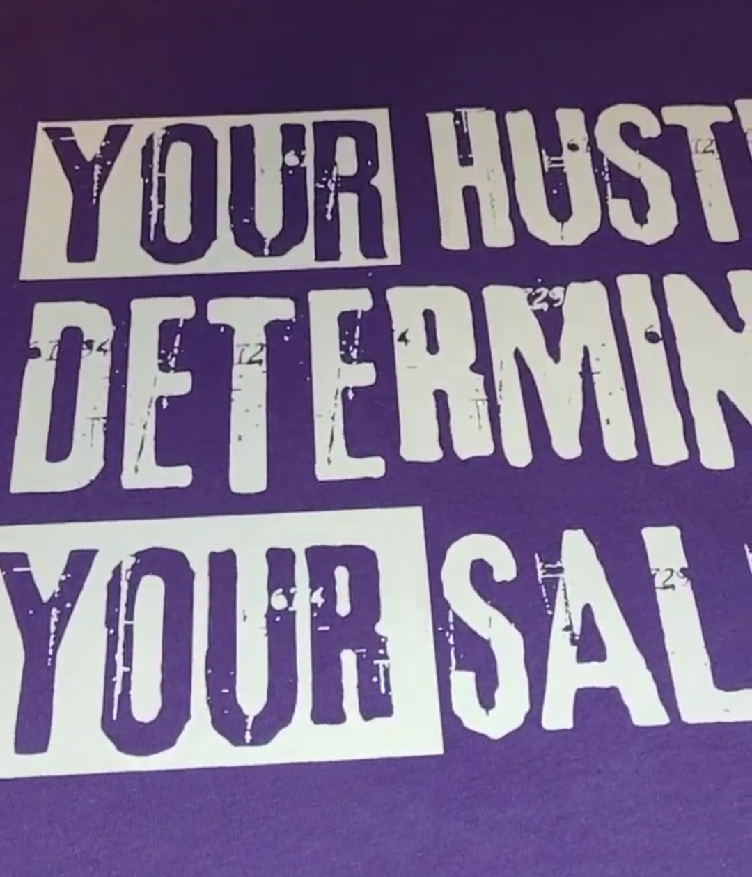 Your hustle determines your salary Hoodie