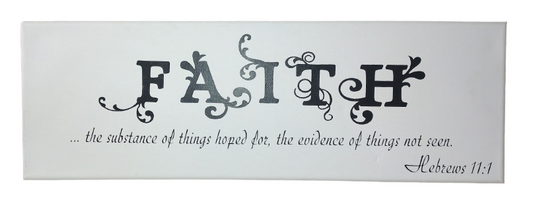"Faith canvas