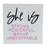She is Strong- canvas