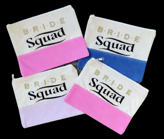 Bride Squad Make up bags