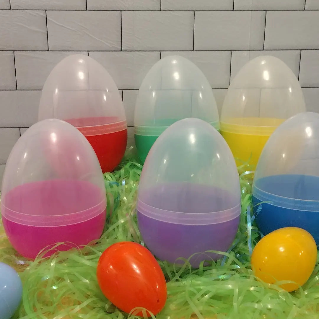 6" filled Easter Eggs