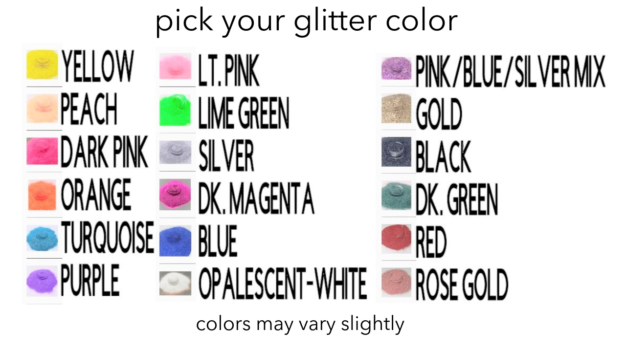 Glitter Tumbler- single color