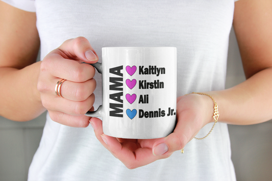 "Mama" -personalized mug