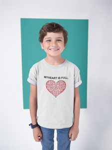 "My heart is full"-Personalized T-shirt