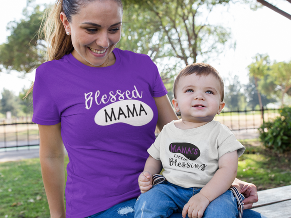 Mama's Little Blessing T-shirt set