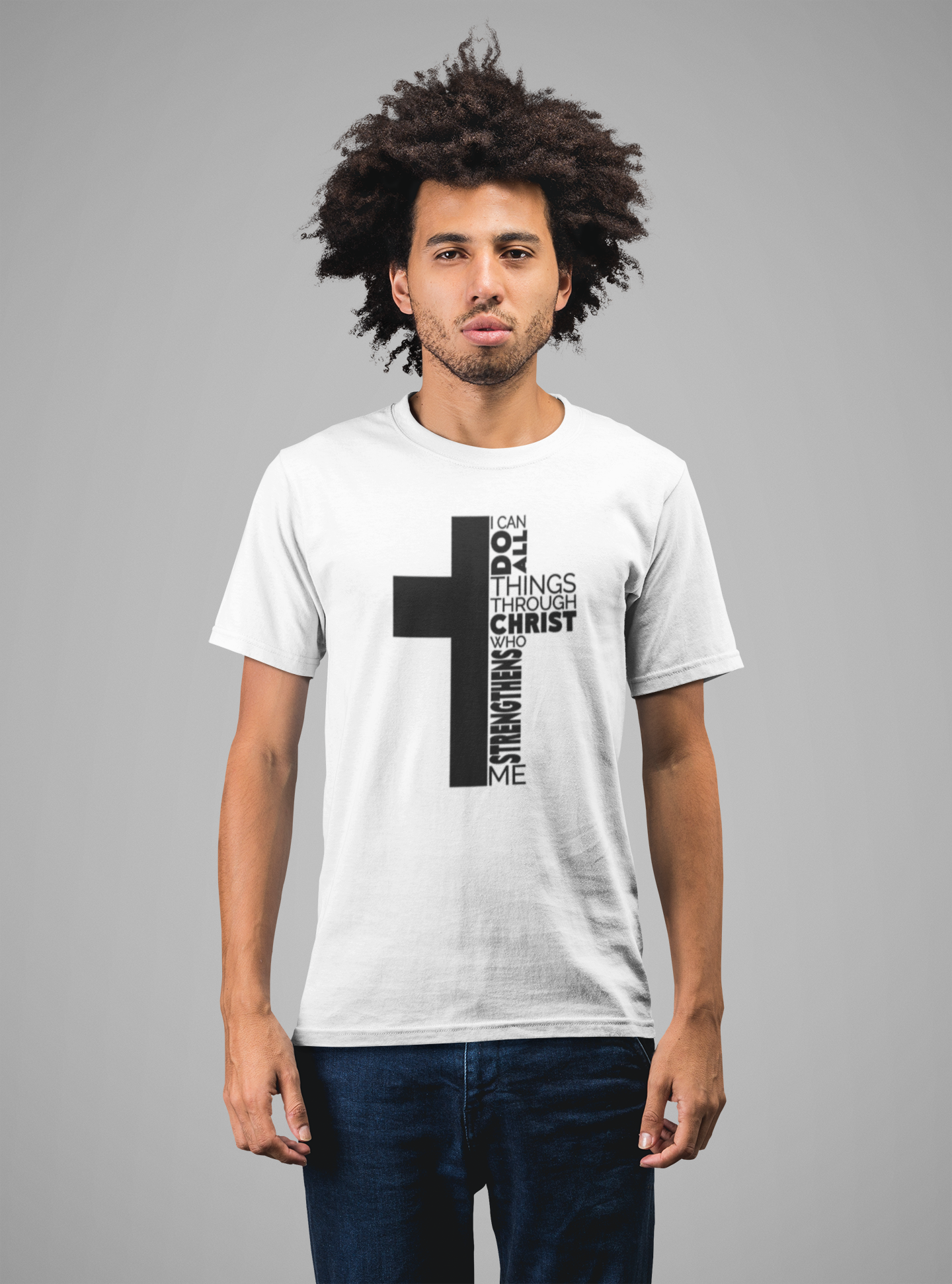 I can do all things-cross T-shirt